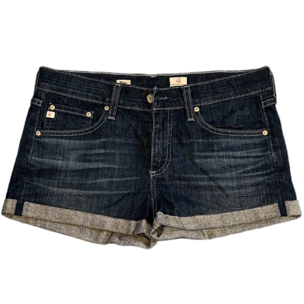 EUC AG Adriano Goldschmeid Denim Shorts Short Pixie Roll Up